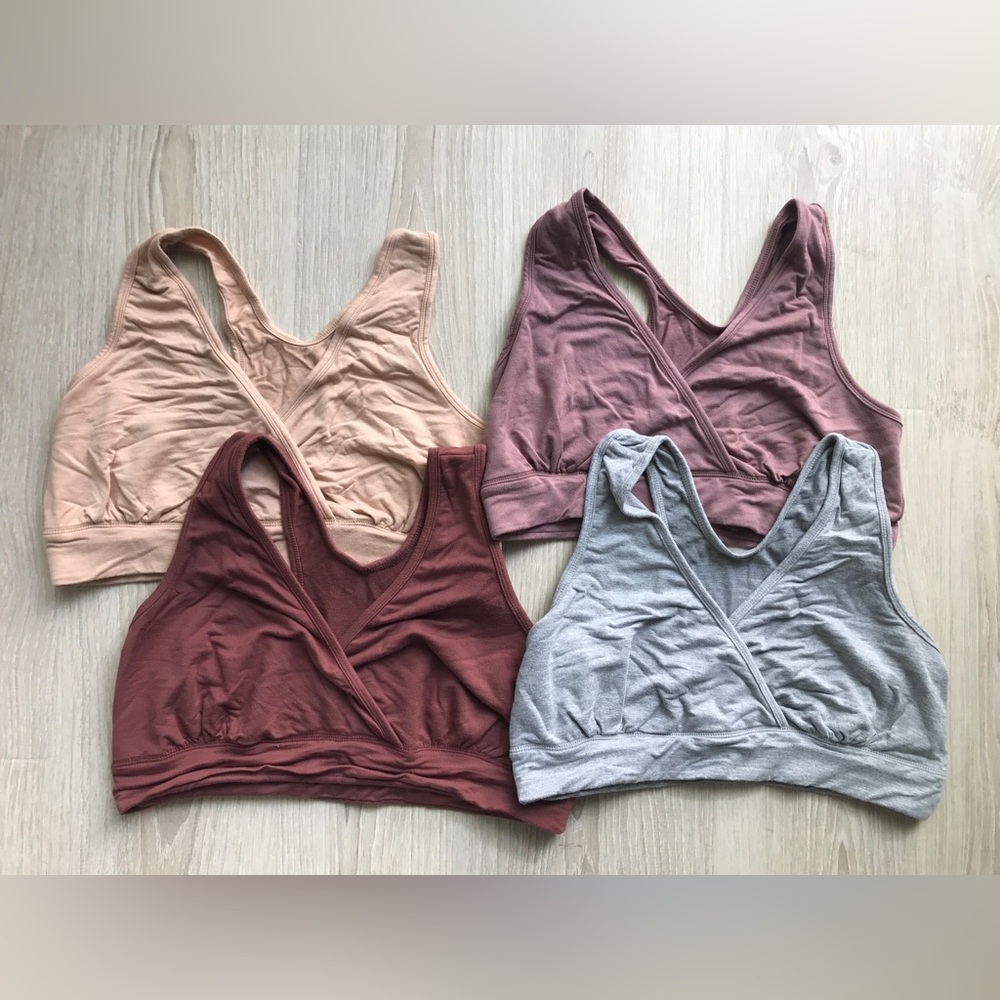 Kindred Braveley, French terry bralettes, size large busty